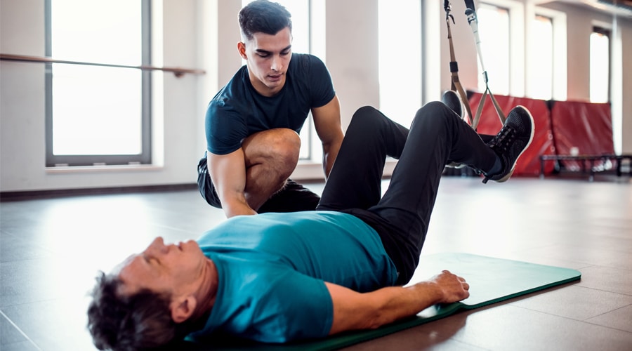 in-home personal training session